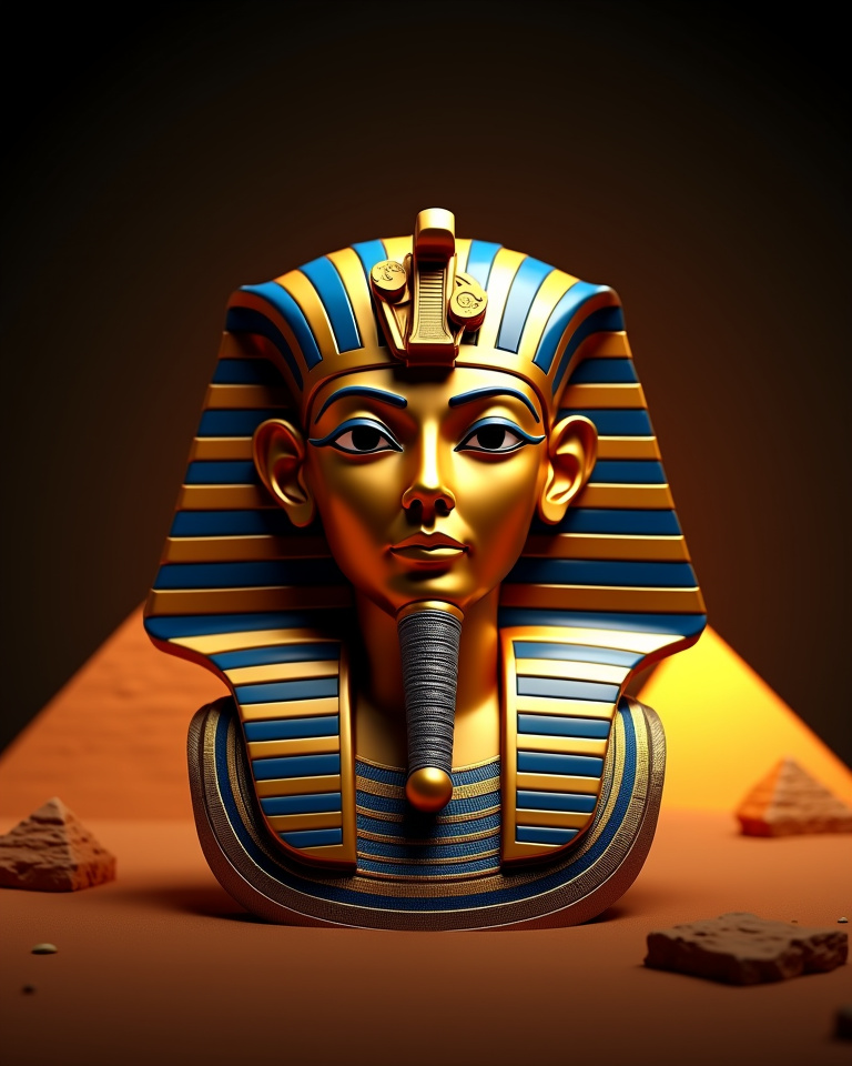 Pharaoh mask artwork